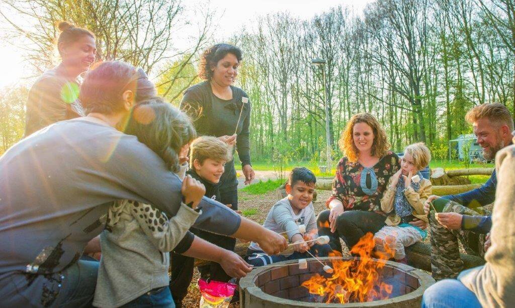 camping oostvaardersplassen vuurkorf